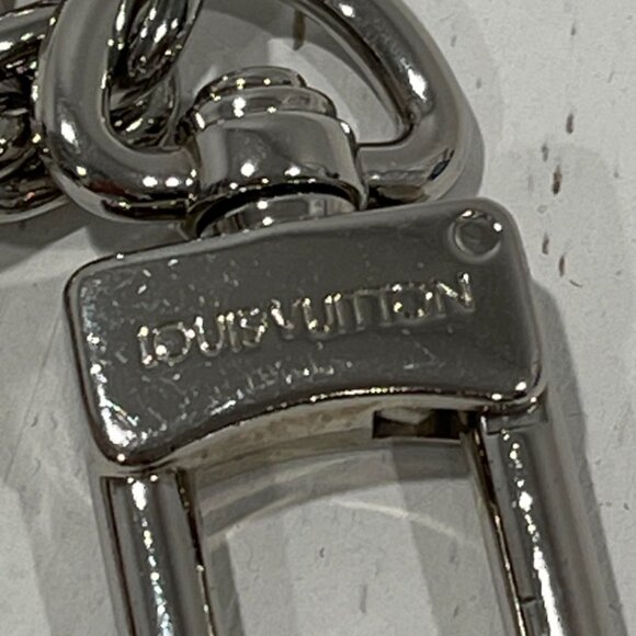 Louis Vuitton Silver Key Chain/Bag Charm (JB1275) - Picture 3 of 4
